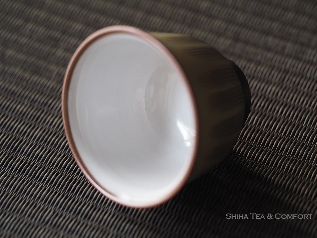 Red ＆ Green Clay Senchado Japanese Tea Cup, Koie Hiroshi (What is