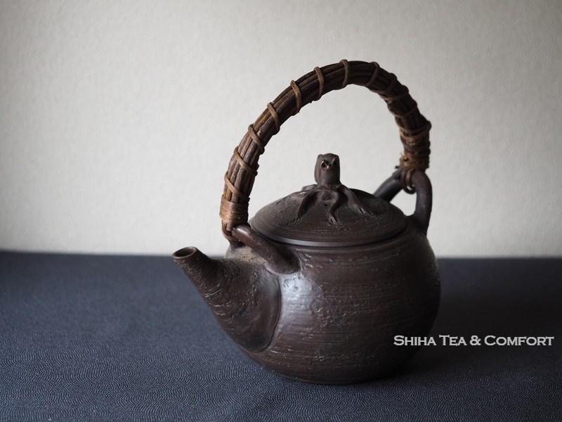 Motozo Kameoka, Octopus Dobin Teapot, Tokoname, Japanese Kyusu 素 