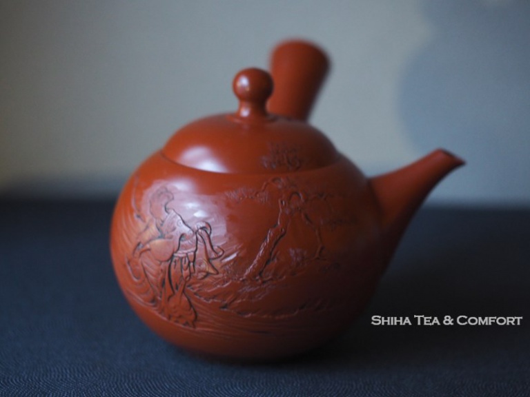 A Masterpiece in Japan Tokoname Teapot History Hakudo, Great Carver