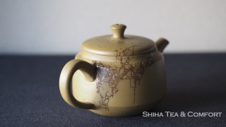 在銘 梅花 枯木 急須 中国 限定版 在銘 梅花 中国 急須 枯木 陶芸 - 陶芸