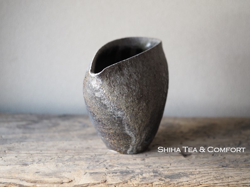 SUZU ware Wood Fired Zen Pitcher 篠原敬珠洲焼柴焼公道杯| SHIHA SUZU ware Wood Fired Zen Pitcher 篠原敬珠洲焼柴焼公道杯| SHIHA