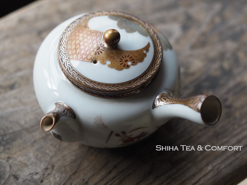 九谷 茶壺