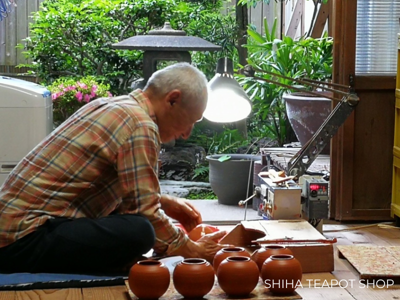 Tea Pot, Clay. Tokoname Japanese Kyusu – livewellteaco