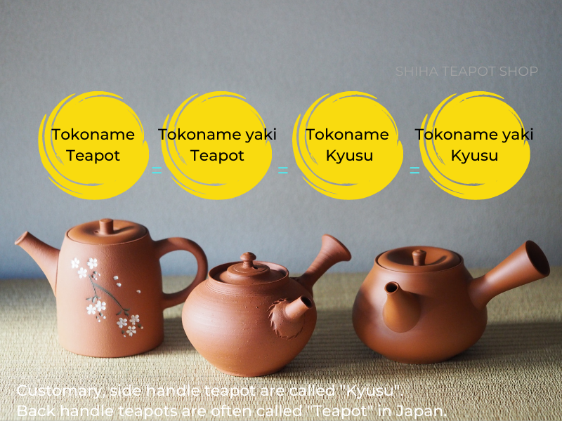 Clay Teapot 11.8 fl.oz. Japanese Teapot Kyusu Tokoname Youhen 
