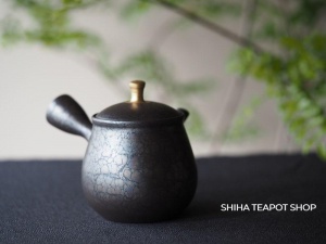 YOKEI MIZUNO Nanban Red &Black Line Teapot 水野陽景 YK68 | SHIHA 