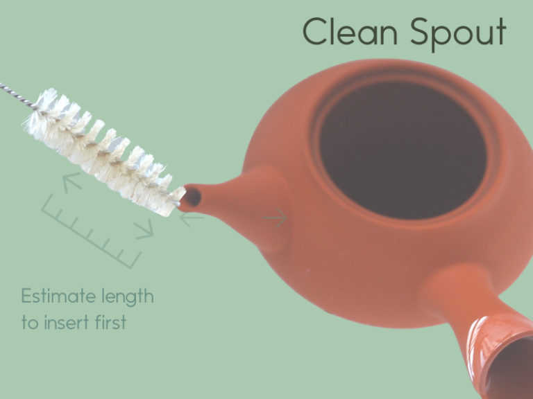 How to Wash & Care Japanese Kyusu Teapot Properly (Cleaning & Maintenance Unglazed Tokoname Clay